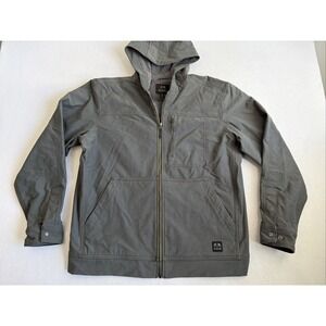 Kuiu Brawley Hooded Fleece Lined Jacket Size Medium Grey